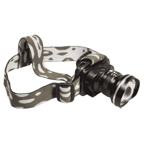 Фонарь на голову аккумуляторный 6807 (1 мощный диод)