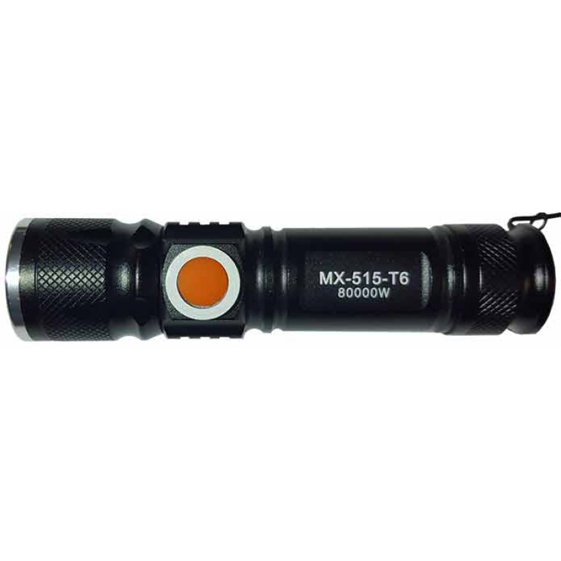 Фонарь светодиодный аккумуляторный MX(BL)-515-T6(USB)