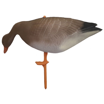 Муляж кормящегося гуся (гуменник -натуральное перо) надувной