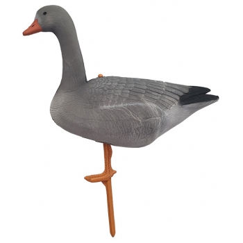 Муляж сторожевого гуся (белолобый-натуральное перо) надувной
