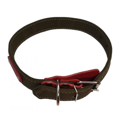 Ошейник 35мм/60см (брезент+брезент) 