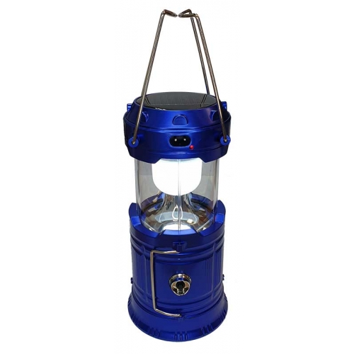 Фонарь мини Кемпинг HW-5800T с аккумулятором и солнечной батареей