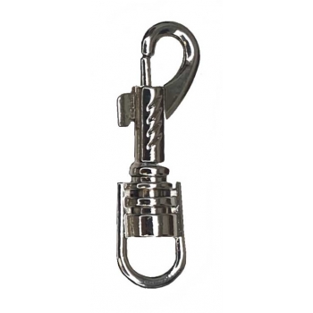 Карабин с вертлюгом и пружинной защелкой №0 (5мм/4см)