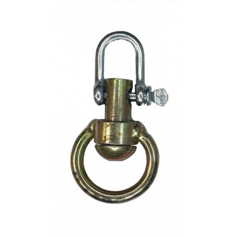 Вертлюг со скобой для цепи большой 12мм
