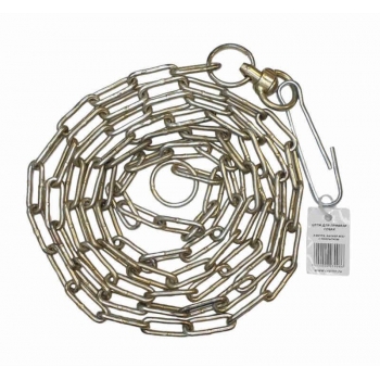 Цепь привязочная с покрытием 4х32 желтая 3м