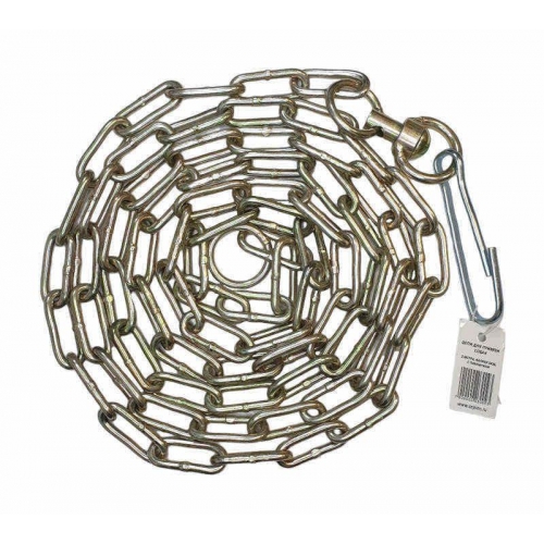 Цепь привязочная с покрытием 5х36 желтая 3м