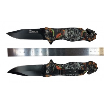 Нож B049 BOKER со стеклобоем и стропорезом
