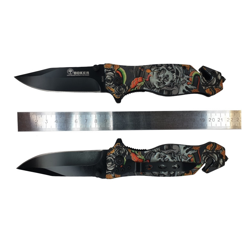 Нож B049 BOKER со стеклобоем и стропорезом