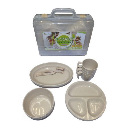 Набор посуды E-COOK для пикника на 4 персоны (293-4)