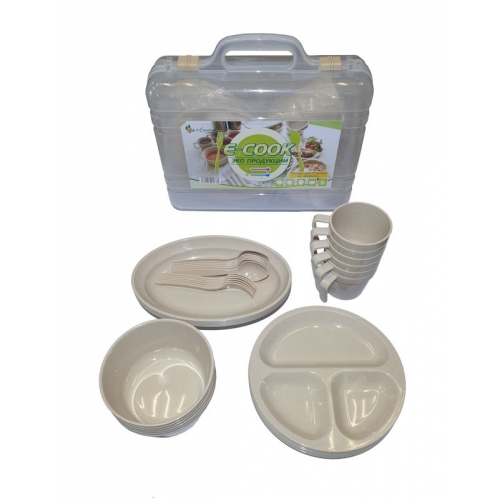 Набор посуды E-COOK для пикника на 4 персоны (293-6)