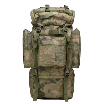 Рюкзак 70л рейдовый со съемным каркасом и дождевиком, цвет зеленый мох (DL211J)
