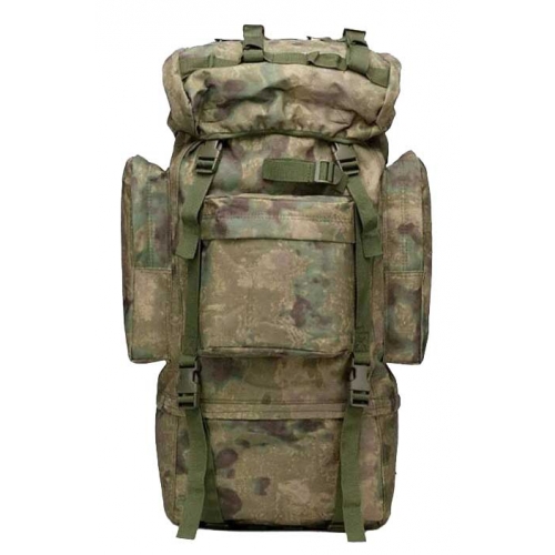 Рюкзак 70л рейдовый со съемным каркасом и дождевиком, цвет зеленый мох (DL211J)