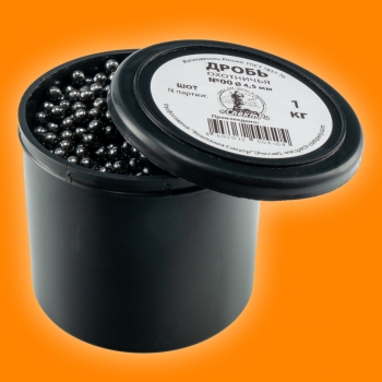 Дробь охотничья/ свинцовая / ШОТ- №00 / 1кг 