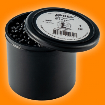 Дробь охотничья/ свинцовая / ШОТ- №1 / 1кг